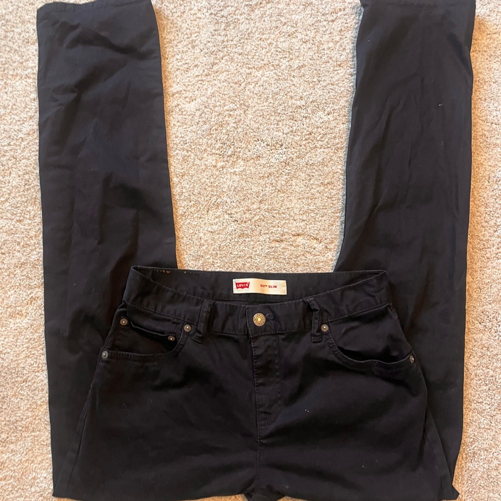 Levi Strauss pants size 18 Reg 29x29 Black